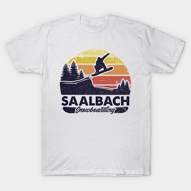 Saalbach snowboarding T-Shirt by NeedsFulfilled